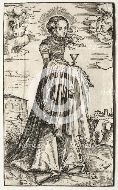 St. Barbara. Creator: Lucas Cranach (German, 1472-1553).