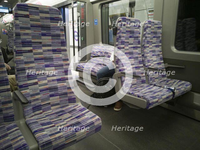 Elizabeth Line, London, UK, May 2022. Creator: Ethel Davies.