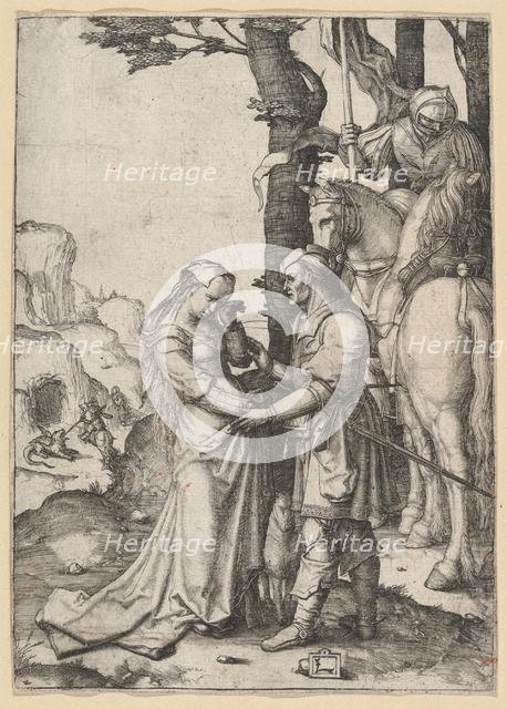 St. George Liberating the Princess, ca. 1508. Creator: Lucas van Leyden.