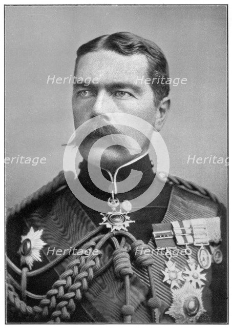 Kitchener of Khartoum in dress uniform, c 1900s. Artist: Unknown