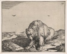 The set of the bears. Untitled plate 14, 1664. Creator: Marcus de Bye.