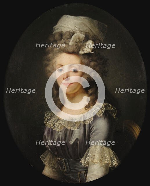 Self-portrait, 1790. Creator: Duvivier, Aimée (1766-c. 1852).