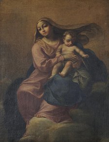 Madonna and Child on a Cloud, 18th century. Creator: Unknown.