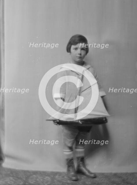 Trafford, Master, portrait photograph, 1915 Mar. 25. Creator: Arnold Genthe.