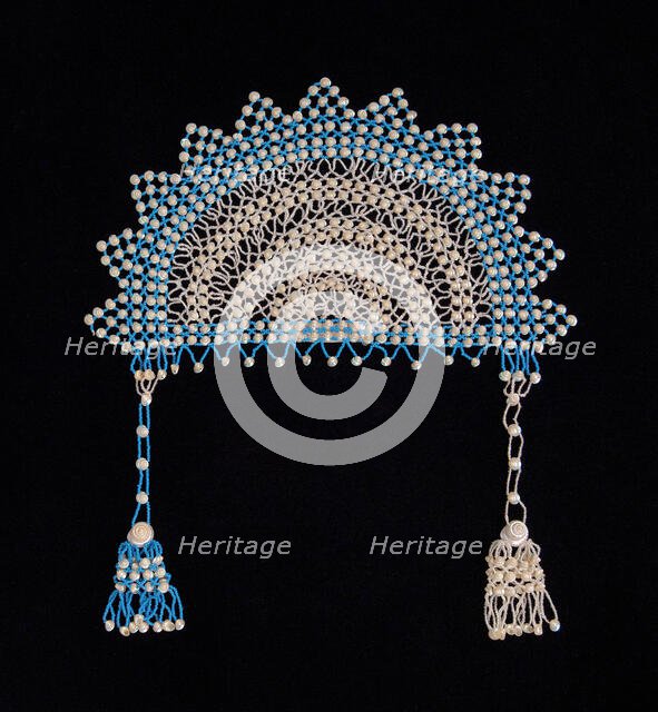 Headdress, American, ca. 1860. Creator: Unknown.