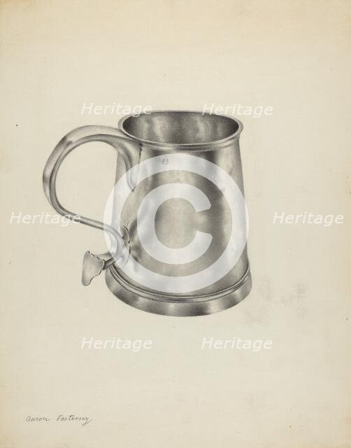 Silver Mug, 1935/1942. Creator: Aaron Fastovsky.