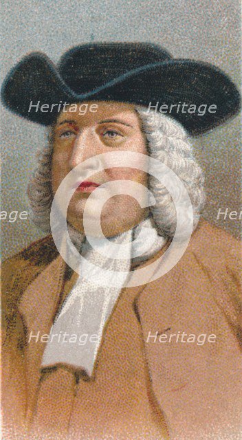William Penn (1644-1718), English member of the Society of Friends, popularly known as Quakers, 1924 Artist: Unknown
