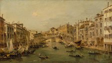 Venice: The Rialto. Creator: Workshop of Francesco Guardi (Italian, Venice 1712-1793 Venice).