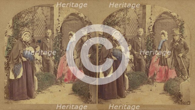 Poverty and Pride, about 1865. Creator: London Stereoscopic & Photographic Co.