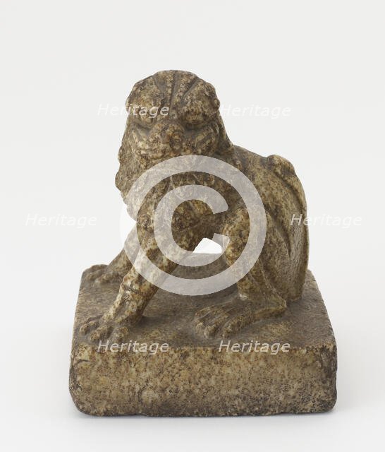 Seated lion, Ming dynasty, 1368-1644. Creator: Unknown.