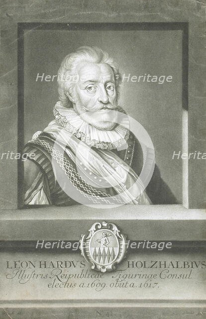 Leon Hardus Holzhalbius, c1756. Creator: Sebastian Walch.