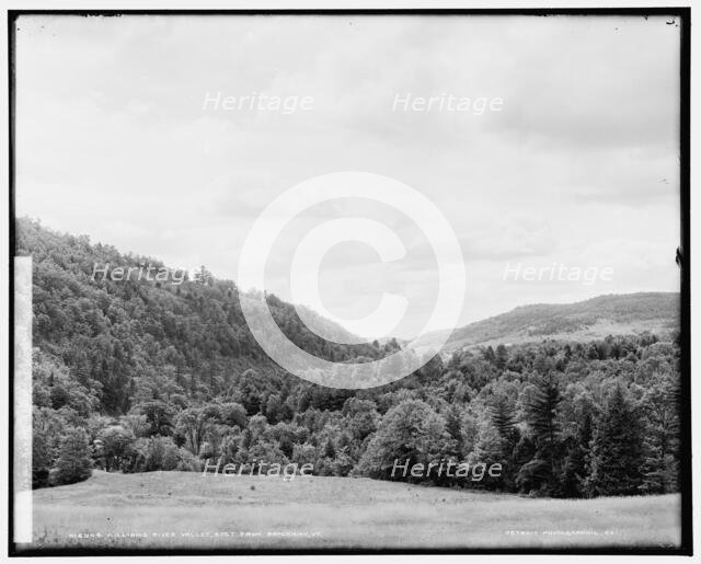Williams River Valley east from Brockway, Vt., between 1900 and 1906. Creator: Unknown.