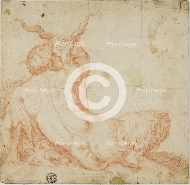 Satyr and Goat, after 1600. Creator: Unknown.