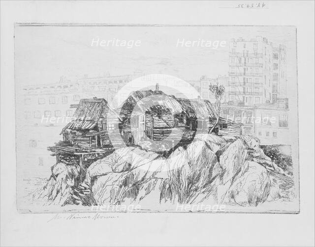 The Cliff Dwellers of New York, 1881. Creator: Mary Nimmo.