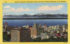Seattle, Washington, USA, 1942. Artist: Unknown
