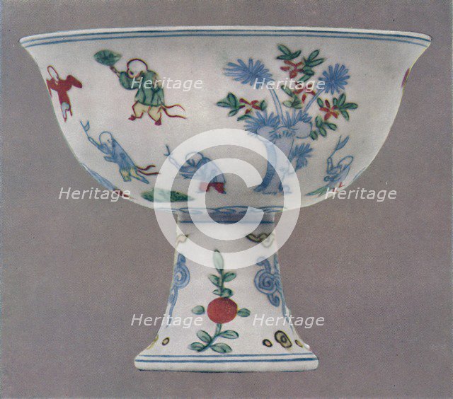 'Hsuan Te Stem-Cup', 1425-1435, (1927). Artists: Edward F Strange, Unknown.