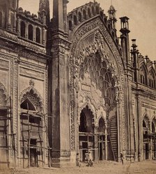Lucknow, India: gateway of the Jumna Musjid, c1858. Creator: Felice Beato.