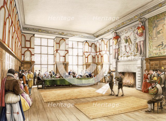 Hardwick Old Hall, c1590,  (c1990-2010). Creator: Peter Urmston.