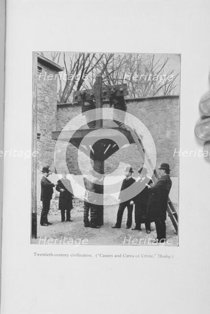 Twentieth-century civilization; ["Causes and Cures of Crime", Mosby], 1916. Creator: Unknown.