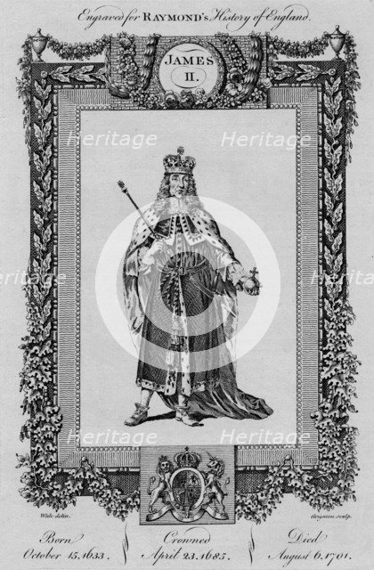 'James II', c1787. Artist: Unknown.