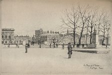 'Place de l'Institut', 1915. Artist: Eugene Bejot.