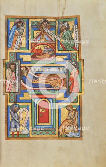 The Nativity; Stammheim Missal, probably 1170s. Creator: Unknown.