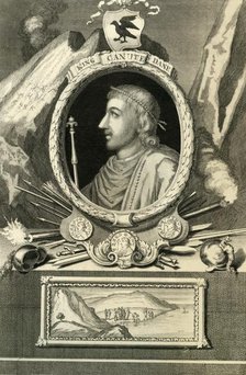 'King Canute the Dane', 1732.  Creator: George Vertue.