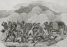 Feat of captain Manuel José Pineda, (January 1795), War of Roussillon (1793-1795), 1851.  Creator: Unknown.