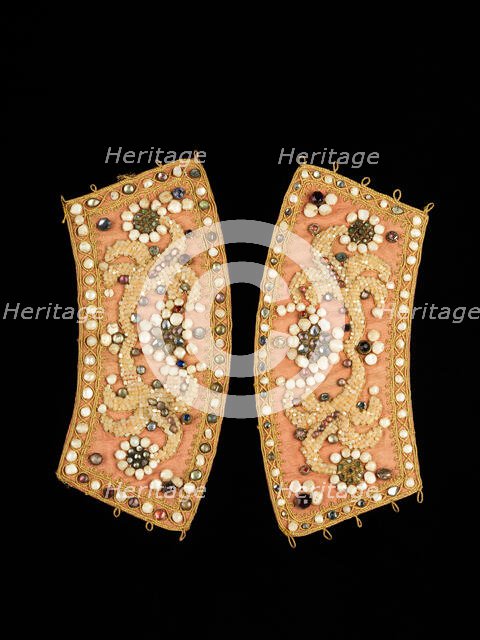 Cuffs, Russian, fourth quarter 18th century. Creator: Unknown.