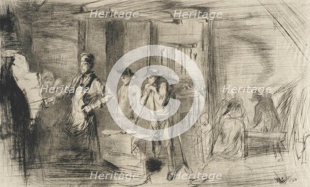 The Forge, 1861. Creator: James Abbott McNeill Whistler.