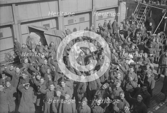 27th Arriving, 1919. Creator: Bain News Service.