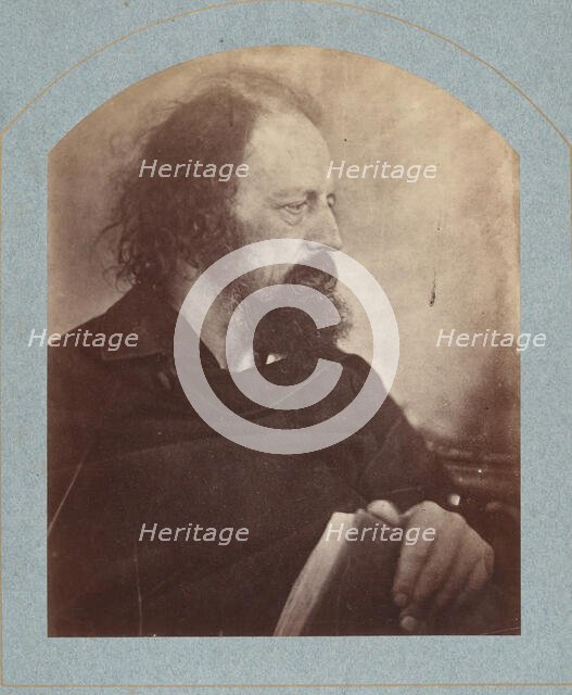 Alfred, Lord Tennyson, 1865. Creator: Julia Margaret Cameron.