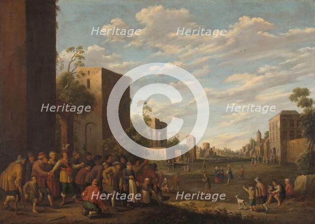 Housing the Poor, 1647. Creator: Joost Cornelisz Droochsloot.