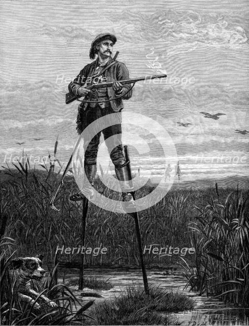 A sportsman of the Landes (France), 1880. Creator: Unknown.