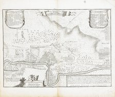 Map of the fortress of Bender. Artist: Wolff, Jeremias (1663-1724)