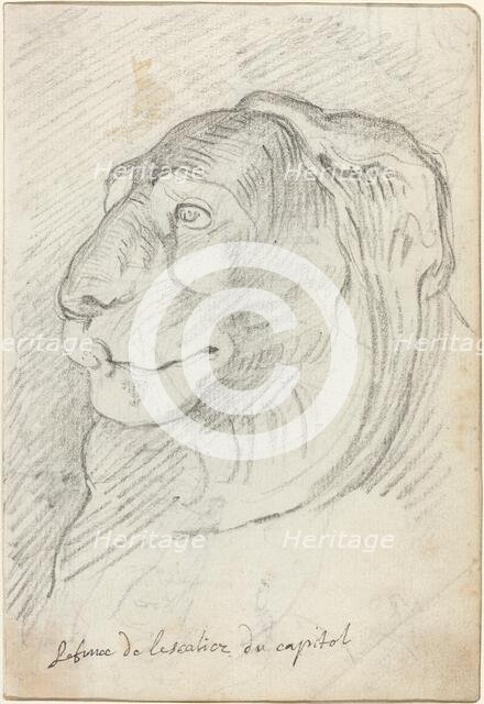 Lion's Head from the Capitoline Staircase, 1752/1756. Creator: Augustin Pajou.