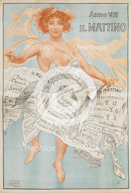 Il Mattino, 1900. Creator: Migliaro, Vincenzo (1858-1938).