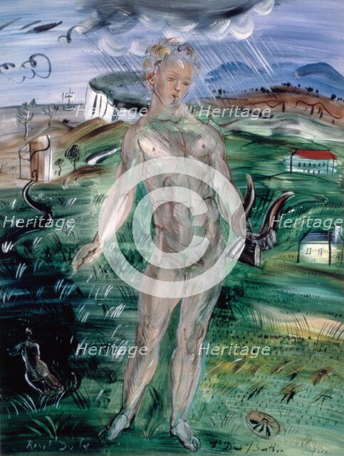 'Orpheus, Normandy countryside', 1929. Artist: Raoul Dufy