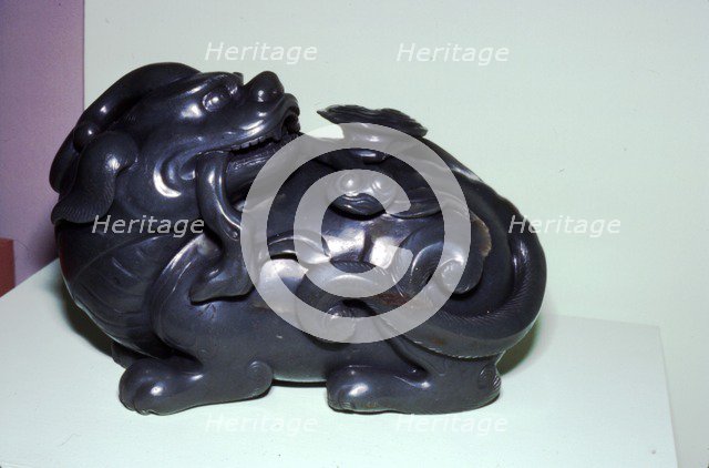Chinese Jade Lion, symbolises energy for Taoists. Artist: Unknown.