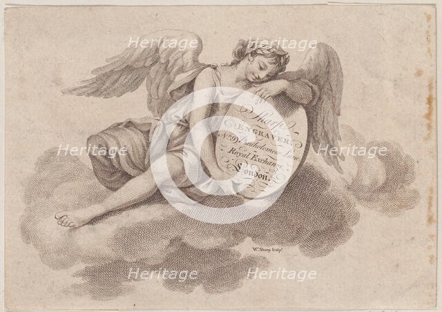 Trade Card for William Sharp, Engraver, 18th century. Creator: William Sharp.