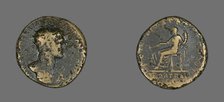 Dupondius (Coin) Portraying Emperor Hadrian, 117-138. Creator: Unknown.