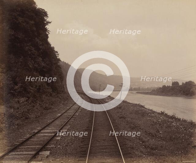 Hemlock Run Curve, Near Towanda, c. 1895. Creator: William H Rau.