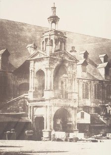 Escalier de la Basse Vieille Cour, Rouen, 1852-54. Creator: Edmond Bacot.