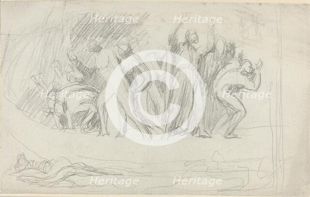Study for "The Deluge", 1790s. Creator: George Romney.