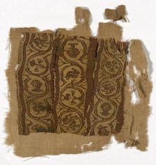 Fragment, Egypt, Roman period (30 B.C.- 641 A.D.), 4th/6th century. Creator: Unknown.