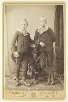 Two Boys, 1870/99. Creator: L. W. Felt.