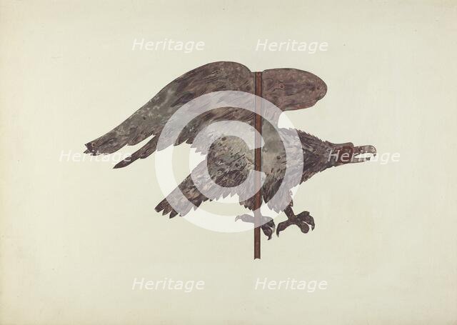 Flying Eagle Weather Vane, 1935/1942. Creator: Robert Barton.