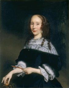 Portrait of a Lady, 1667. Creator: Nicolaes Maes.