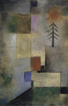 Small Picture of Fir Trees , 1922. Creator: Klee, Paul (1879-1940).