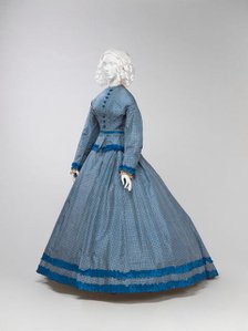 Dress, 1865-1867. Creator: Unknown.
